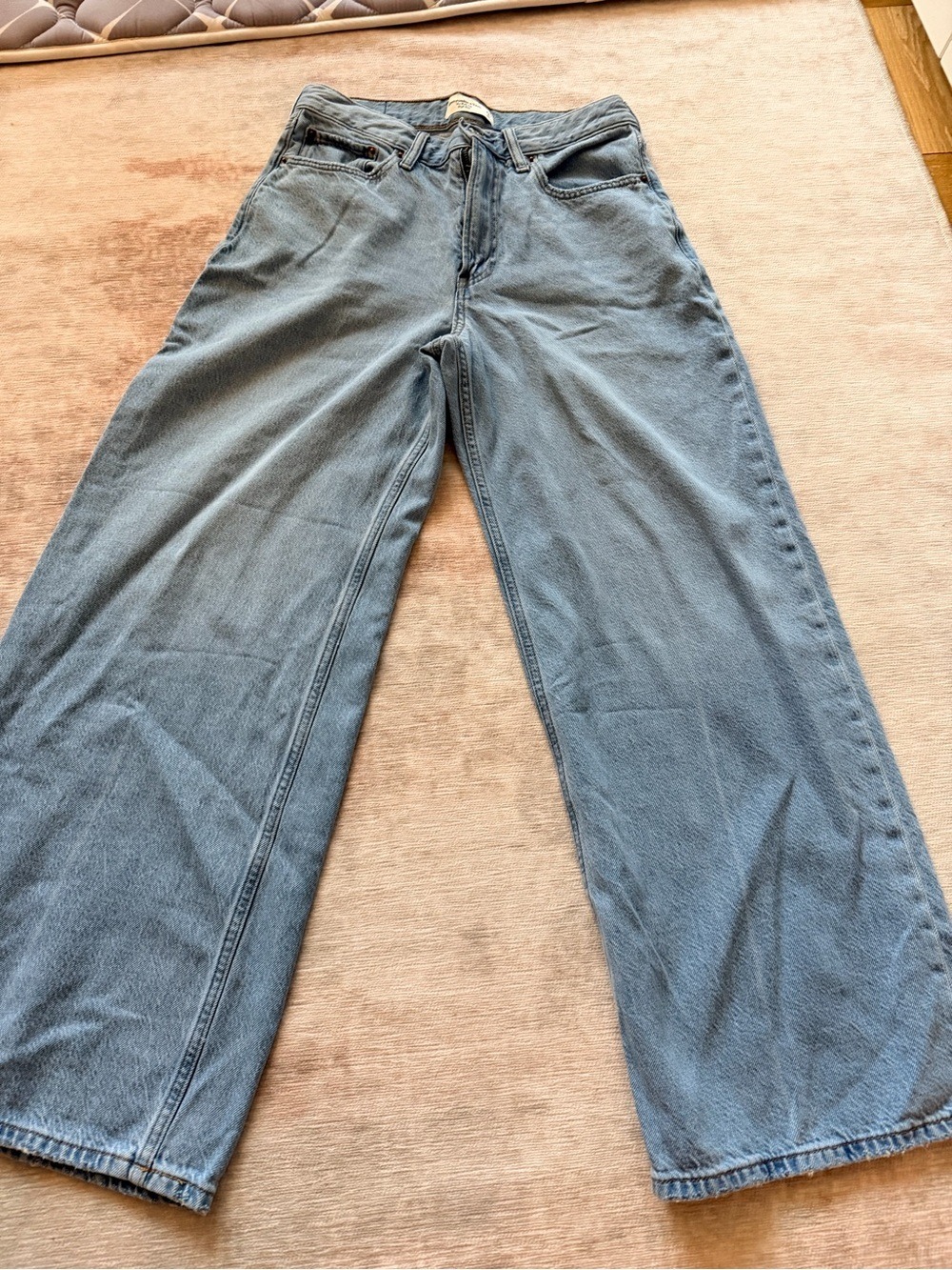 Abercrombie Jeans Wide Leg Soft 27 Short - Picture 1 of 7